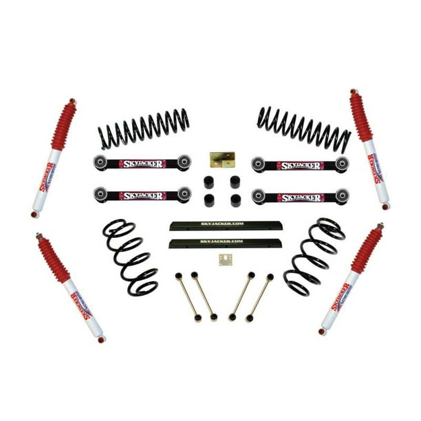 Skyjacker Suspension Lift Kit w// Shock for 1997-2002 Jeep Wrangler TJ